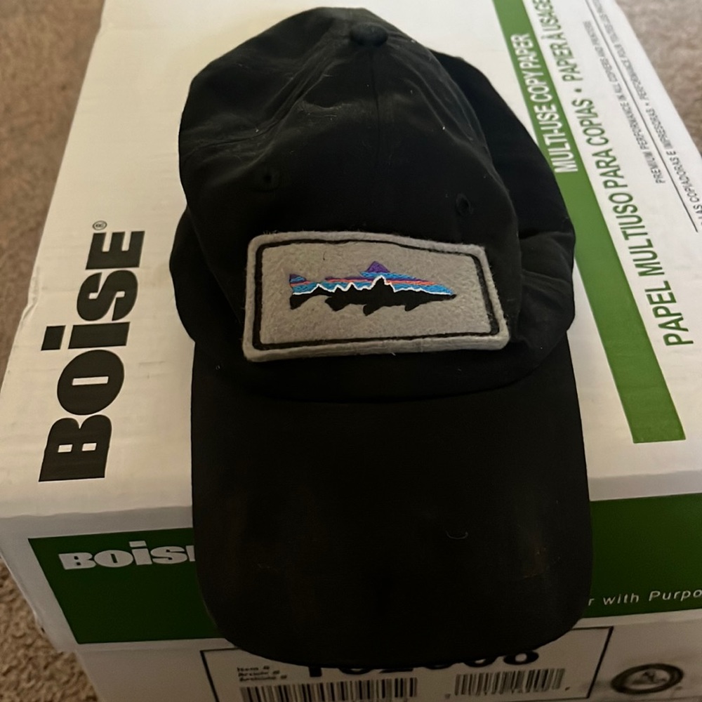 Black Patagonia Fish Hat
